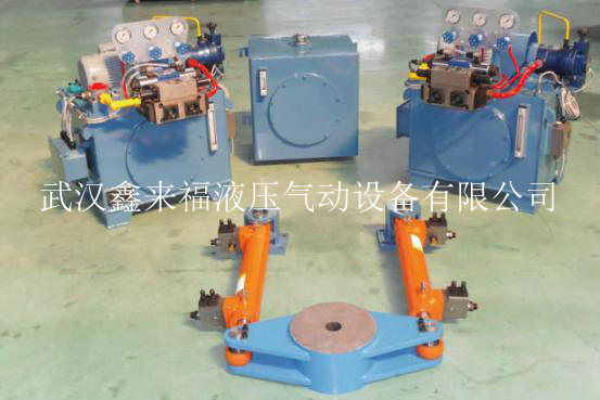 Ship steering gear hydraulic station